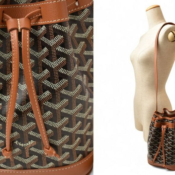 Goyard Coated Canvas Black Shoulder Bags - Picture 6 of 9